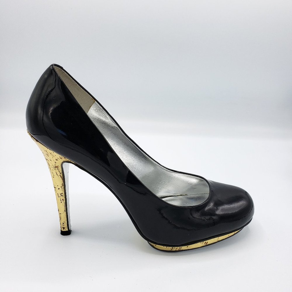 Sexy Gold Platform And Heels